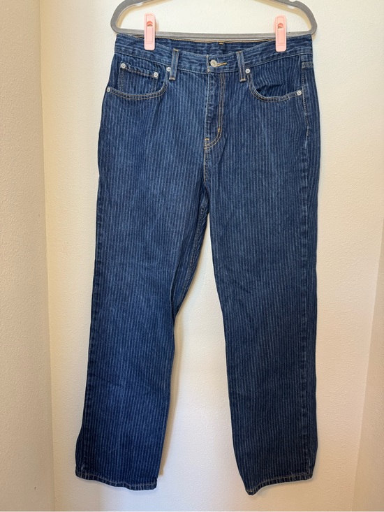 Levi's Denim - Levi's Low Pro Relaxed Pinstripe Jeans